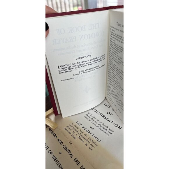 Vtg Book Of Common Prayer According To The Use of Protestant Episcopal Church - Picture 5 of 7